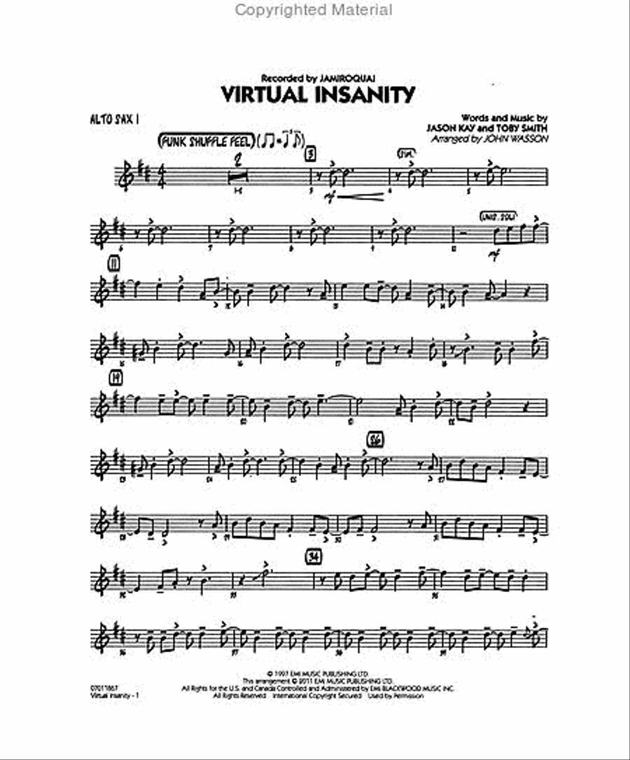 Virtual Insanity Jazz Ensemble scores gallery preview page 3