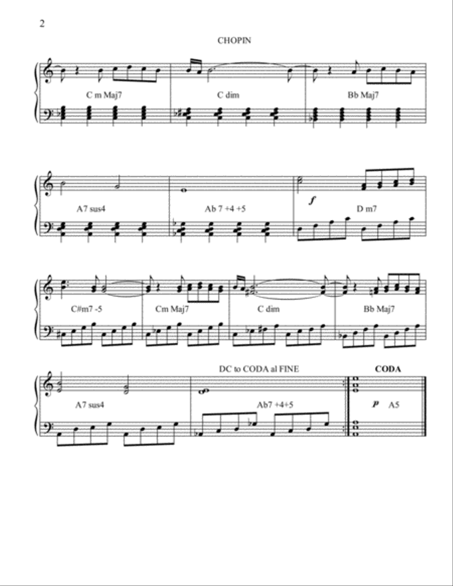 SONGS FOR ANDREA BOCELLI Piano Solo scores gallery preview page 5