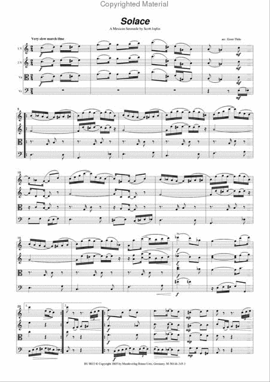 Solace/Millennium String Quartet scores gallery preview page 2