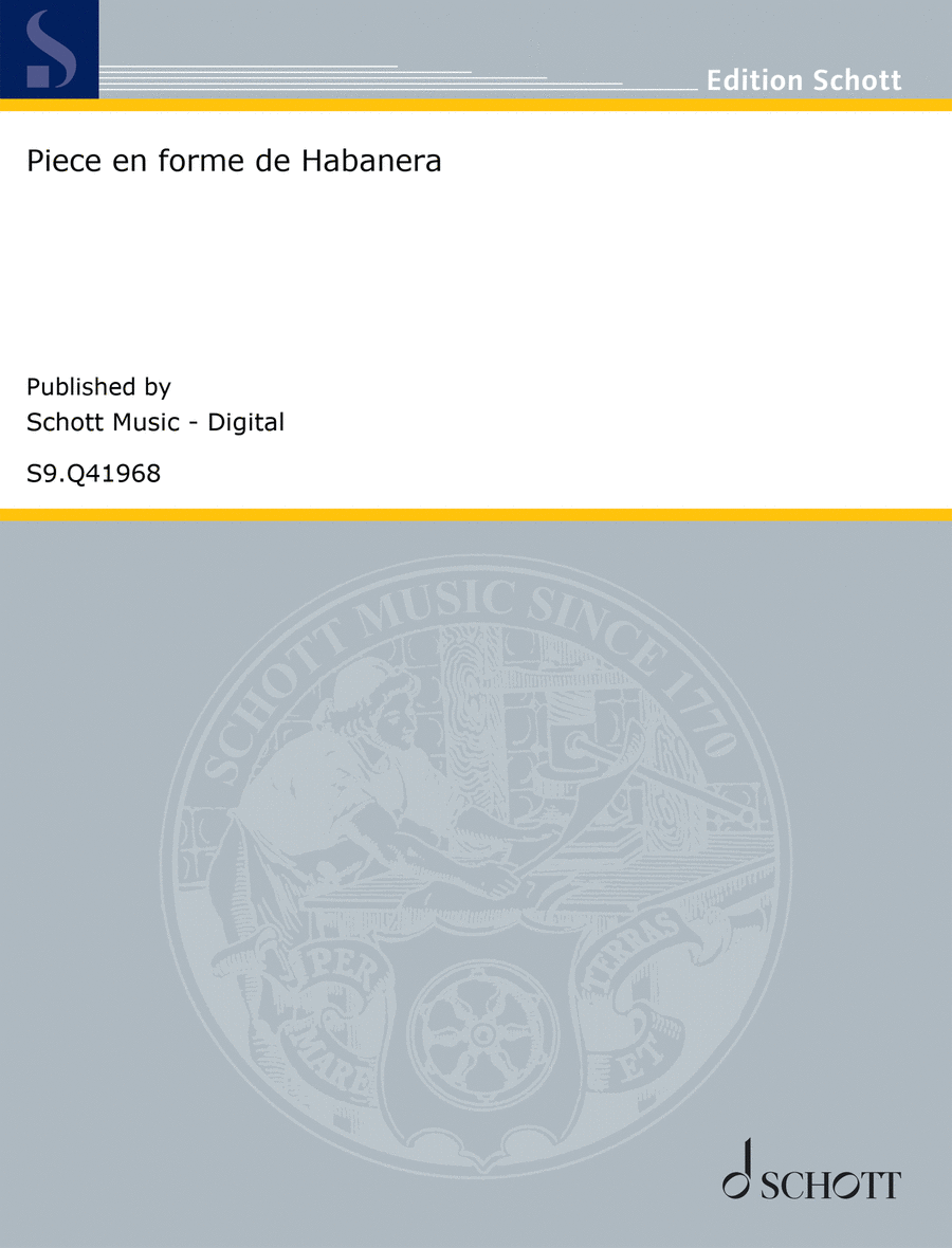 Pièce en forme de Habanera Flute Solo scores gallery preview page 1