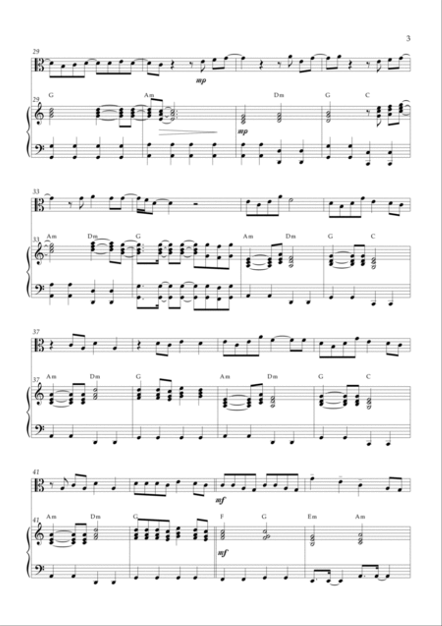 Barbie Girl Viola scores gallery preview page 3