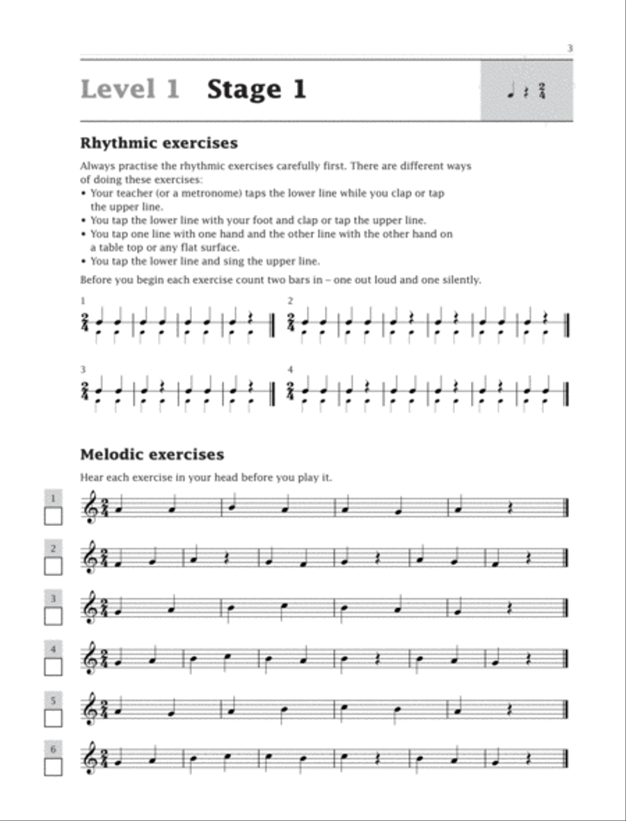 Improve Your Sight-Reading! Saxophone, Levels 1-5 (Elementary-Intermediate) Saxophone scores gallery preview page 2