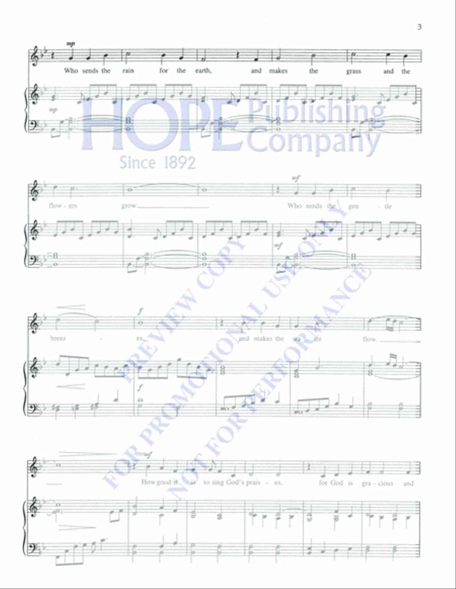 A Song of Joy Medium Voice scores gallery preview page 5