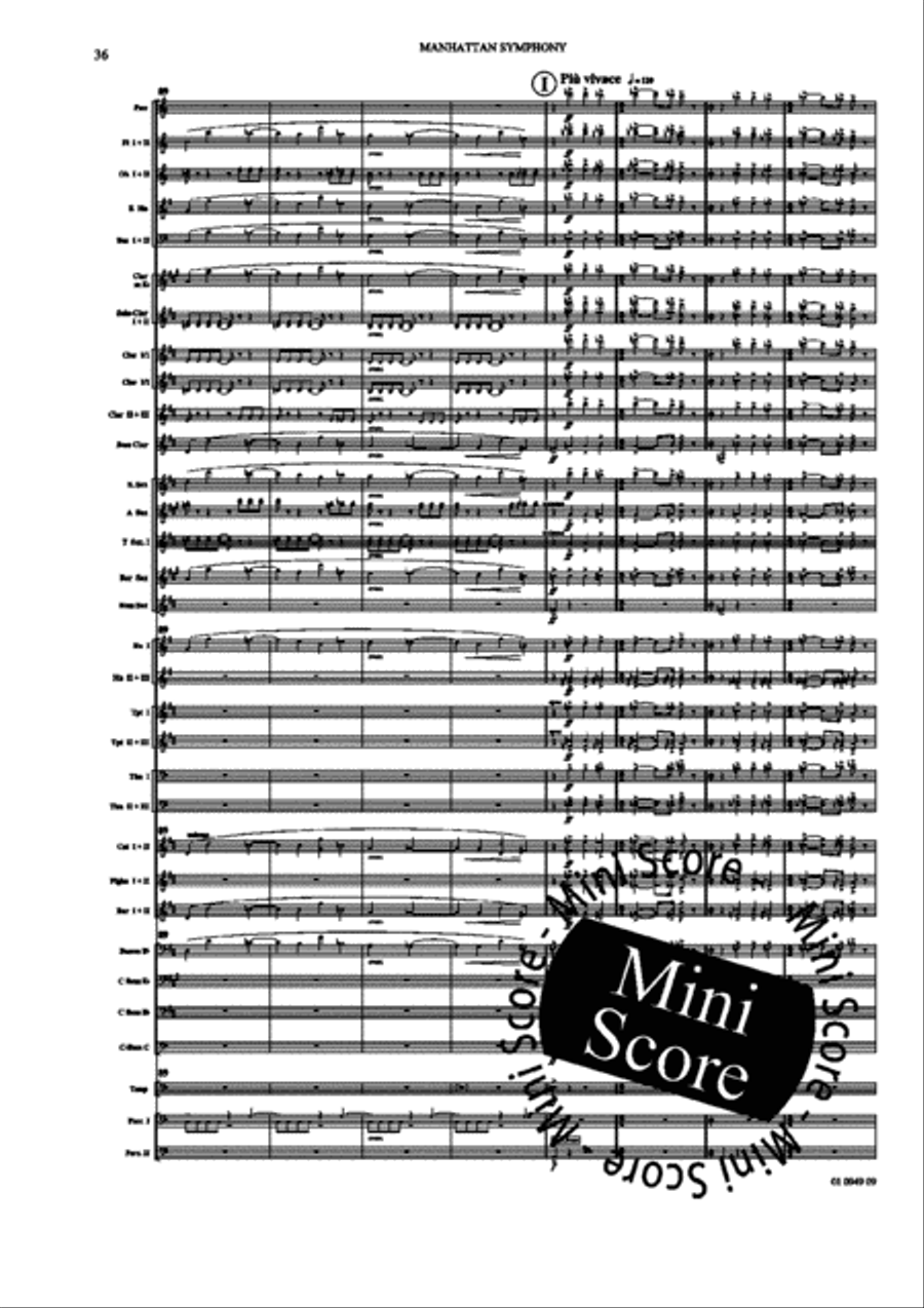 Manhattan Symphony Concert Band scores gallery preview page 40