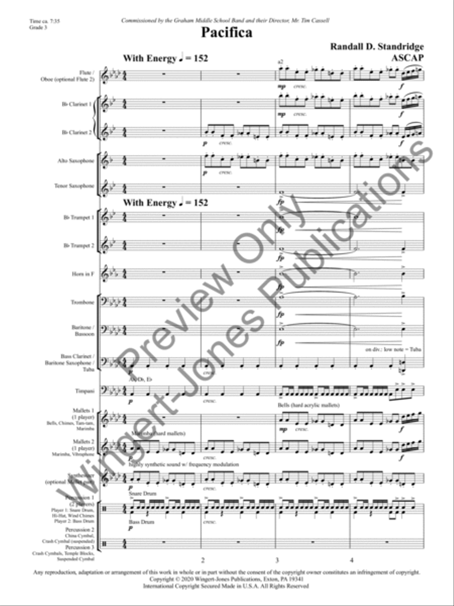 Seige Seige Concert Band scores gallery preview page 4