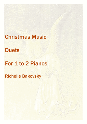 Book cover for R. Bakovsky: Christmas Music for 1 to 2 Pianos