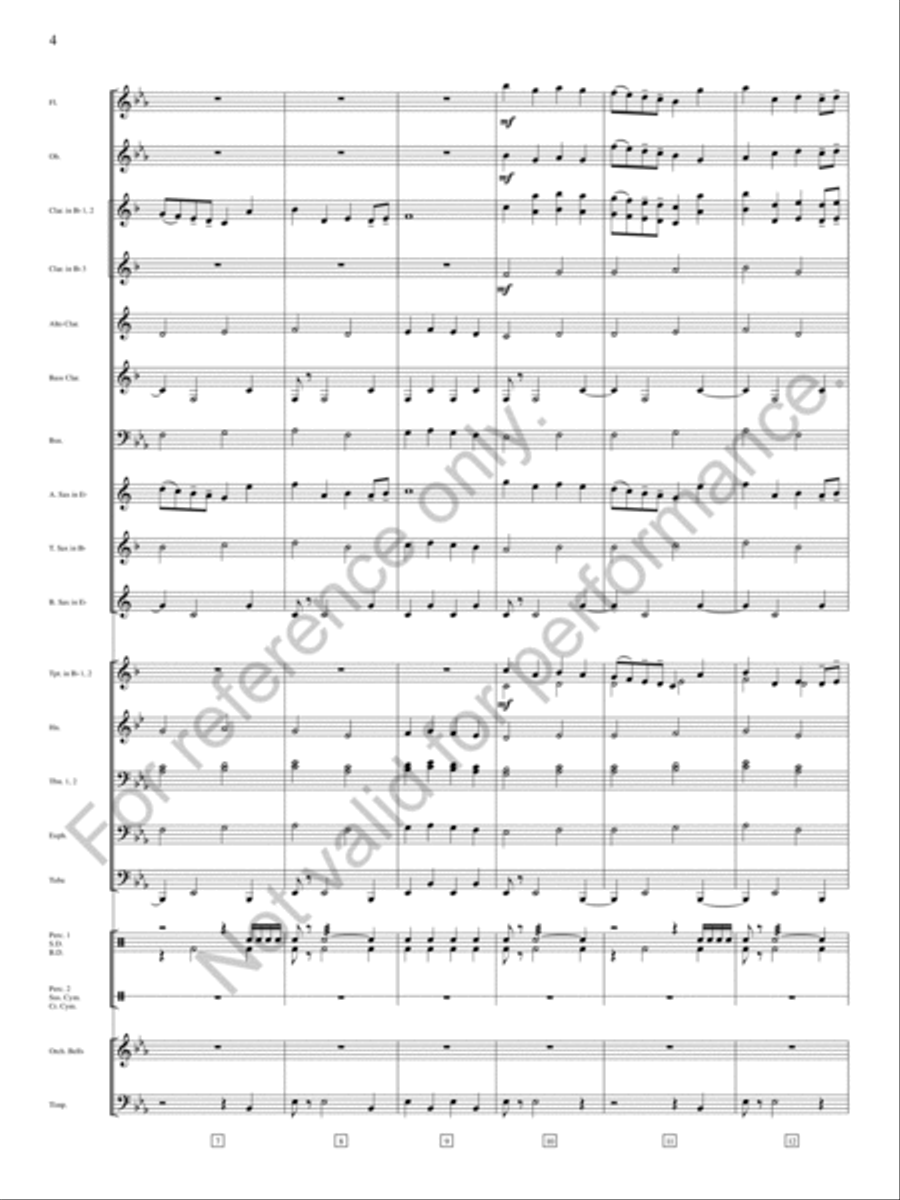 Chorale Prelude: All Things Bright And Beautiful Concert Band scores gallery preview page 5