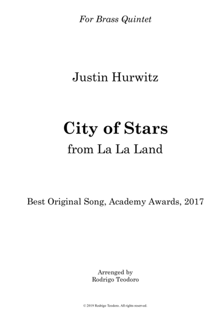 La La Land: 'City of Stars' for brass quintet