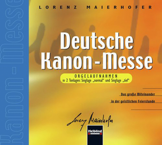 Deutsche Kanon-Messe Cd