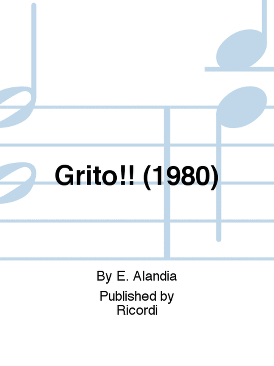 Grito!! (1980)