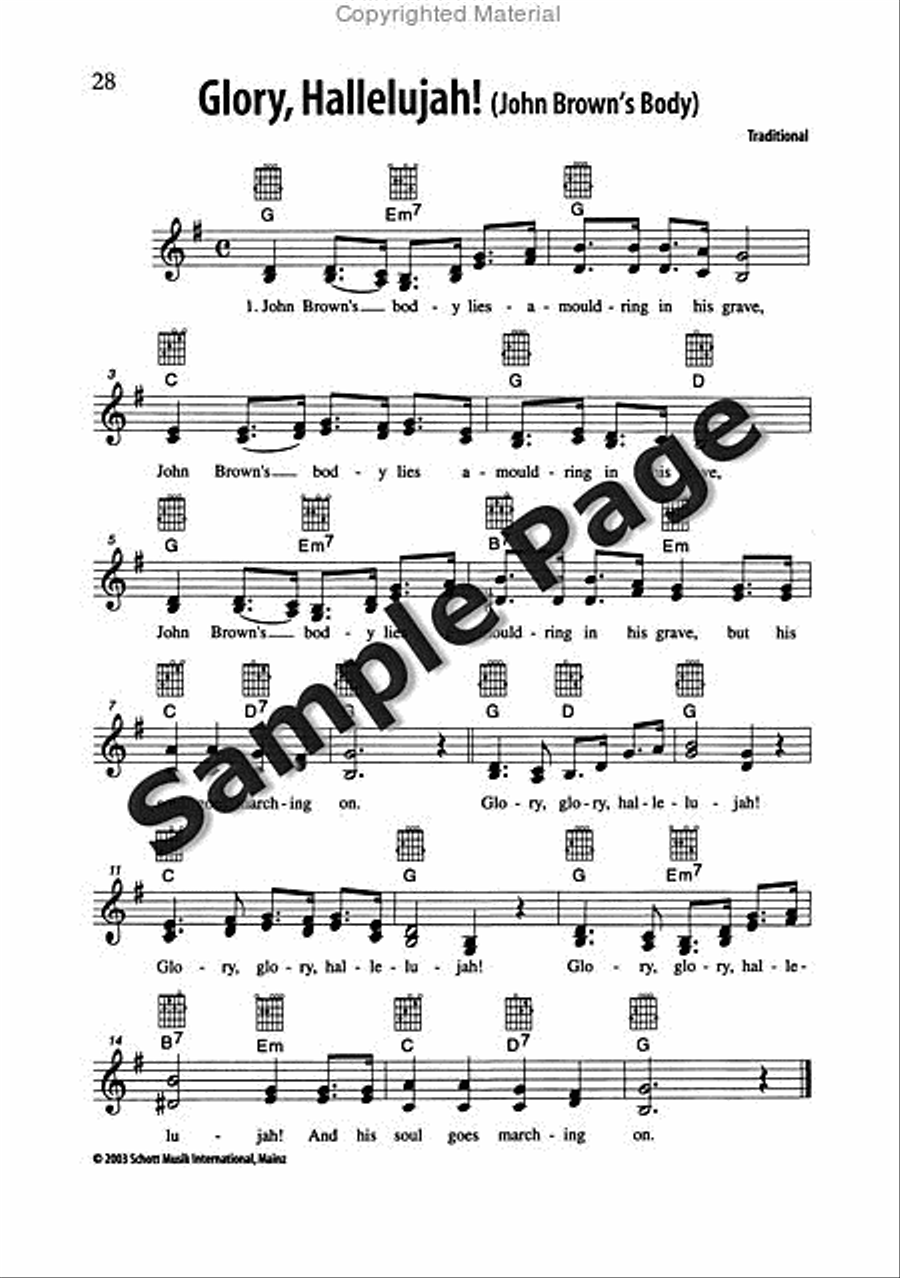 Best of Spirituals & Gospels Acoustic Guitar scores gallery preview page 29