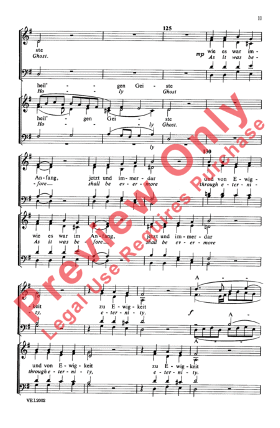 Psalm 100 4-Part scores gallery preview page 12