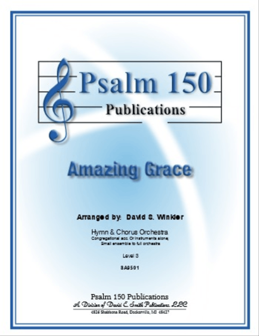 Amazing Grace Orchestra scores gallery preview page 1