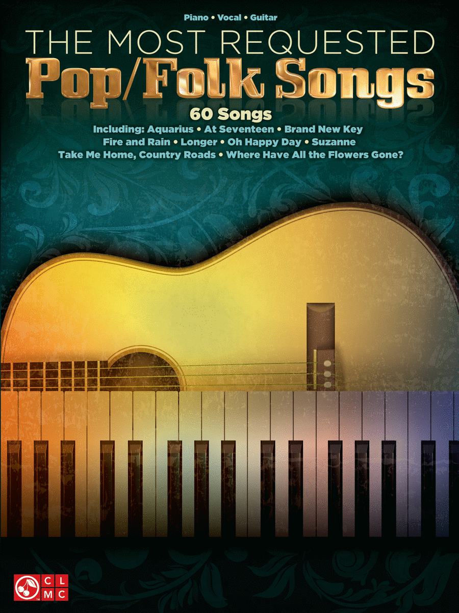 The Most Requested Pop/Folk Songs Piano, Vocal, Guitar scores gallery preview page 1