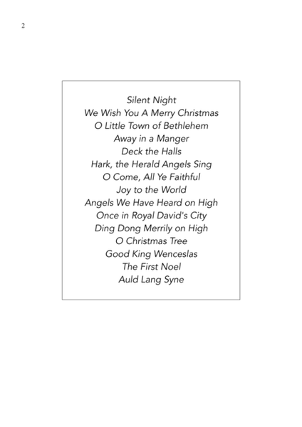 Carols for Two - Fifteen Traditional Carols for Trumpet and Trombone Duet (with Piano Accompaniment) image number null