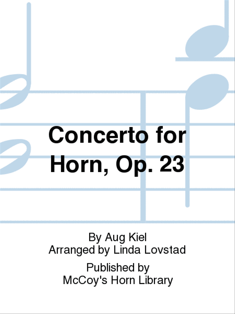 Concerto for Horn, Op. 23 Piano Accompaniment scores gallery preview page 1
