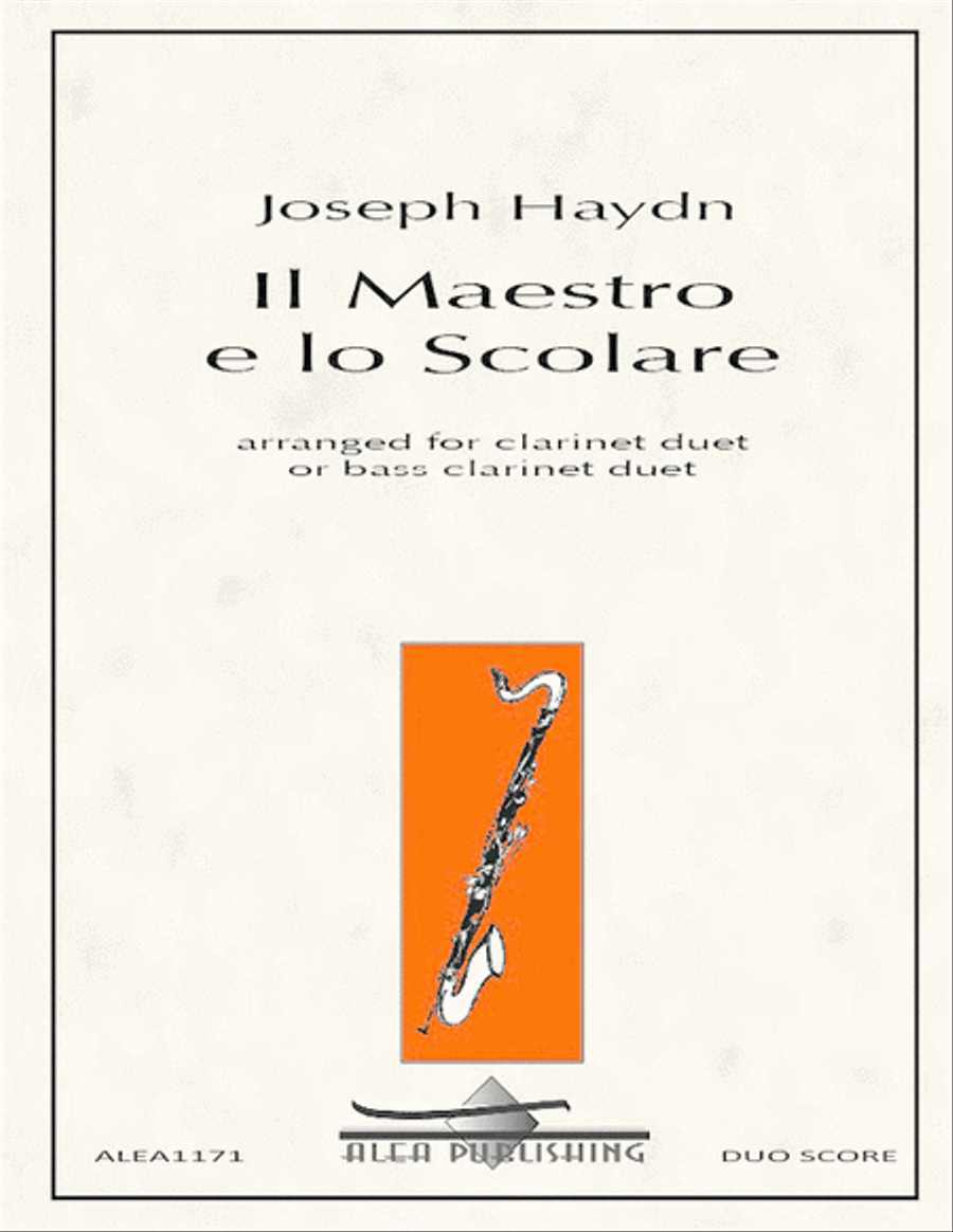 Il Maestro e lo Scolare Clarinet Duet scores gallery preview page 1