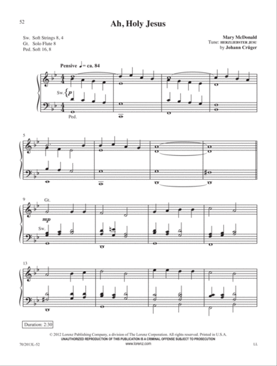 The Complete Organist, Vol. 2 Organ Solo scores gallery preview page 19