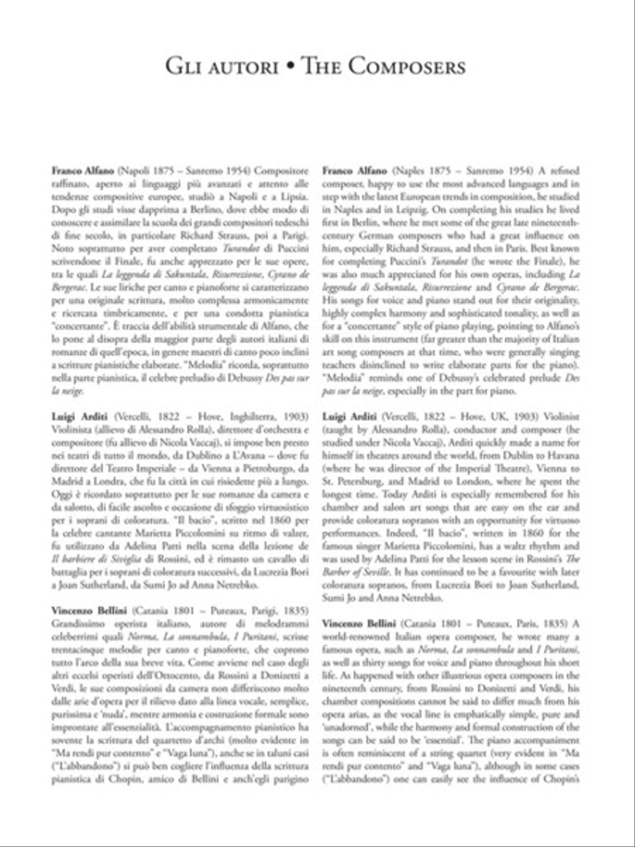 Italian Art Songs Medium Voice scores gallery preview page 4