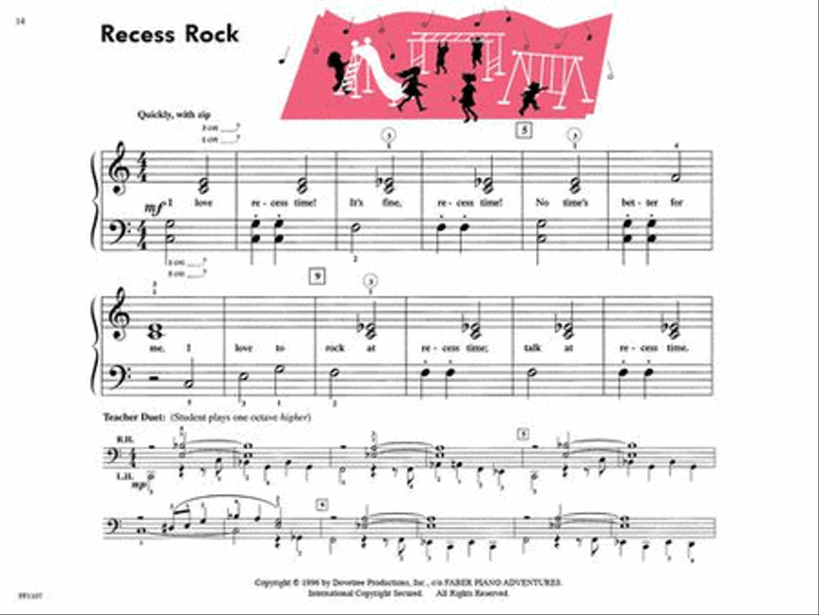PreTime® Piano Rock 'n Roll Piano Method scores gallery preview page 5