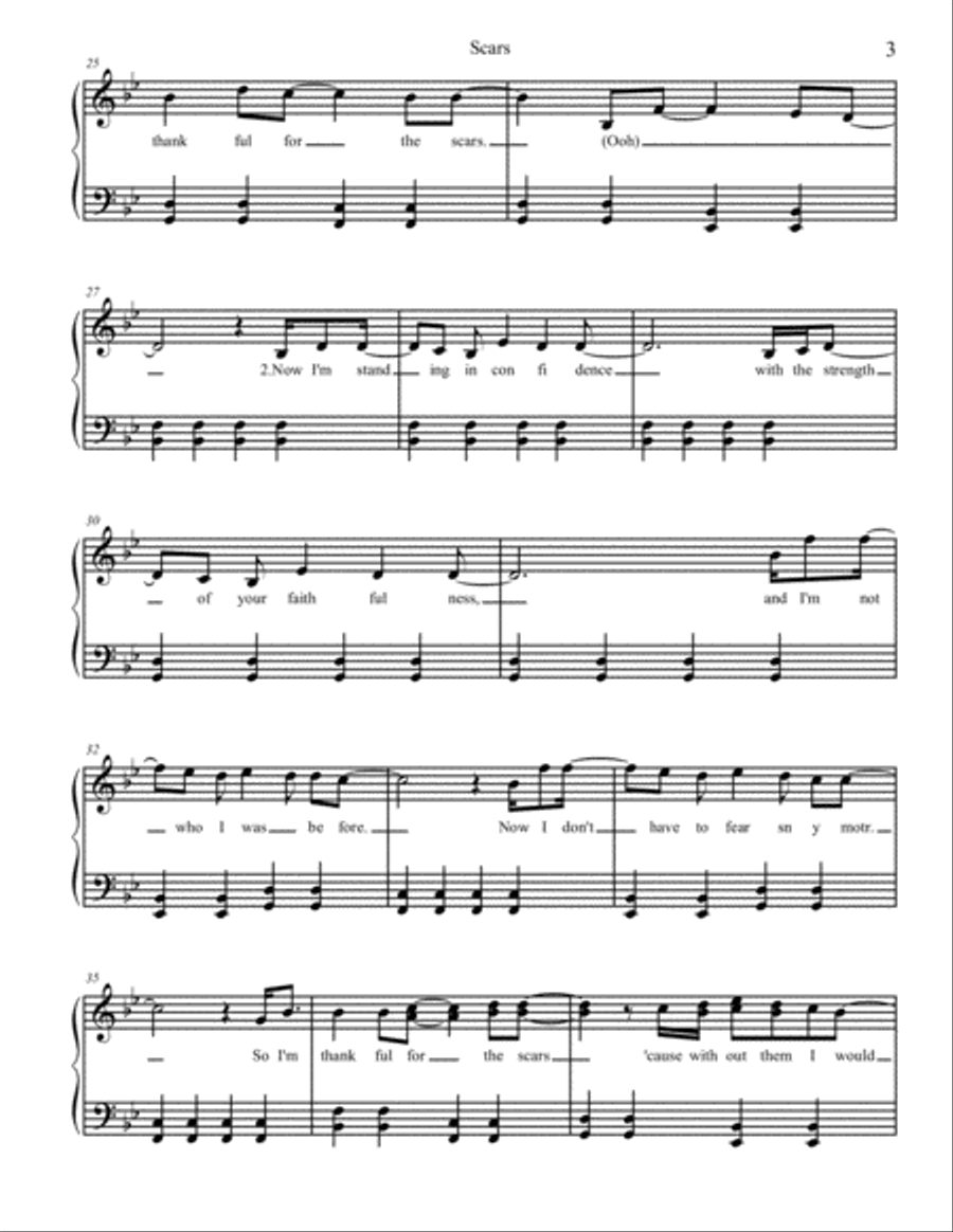 Scars Scars Small Ensemble scores gallery preview page 3