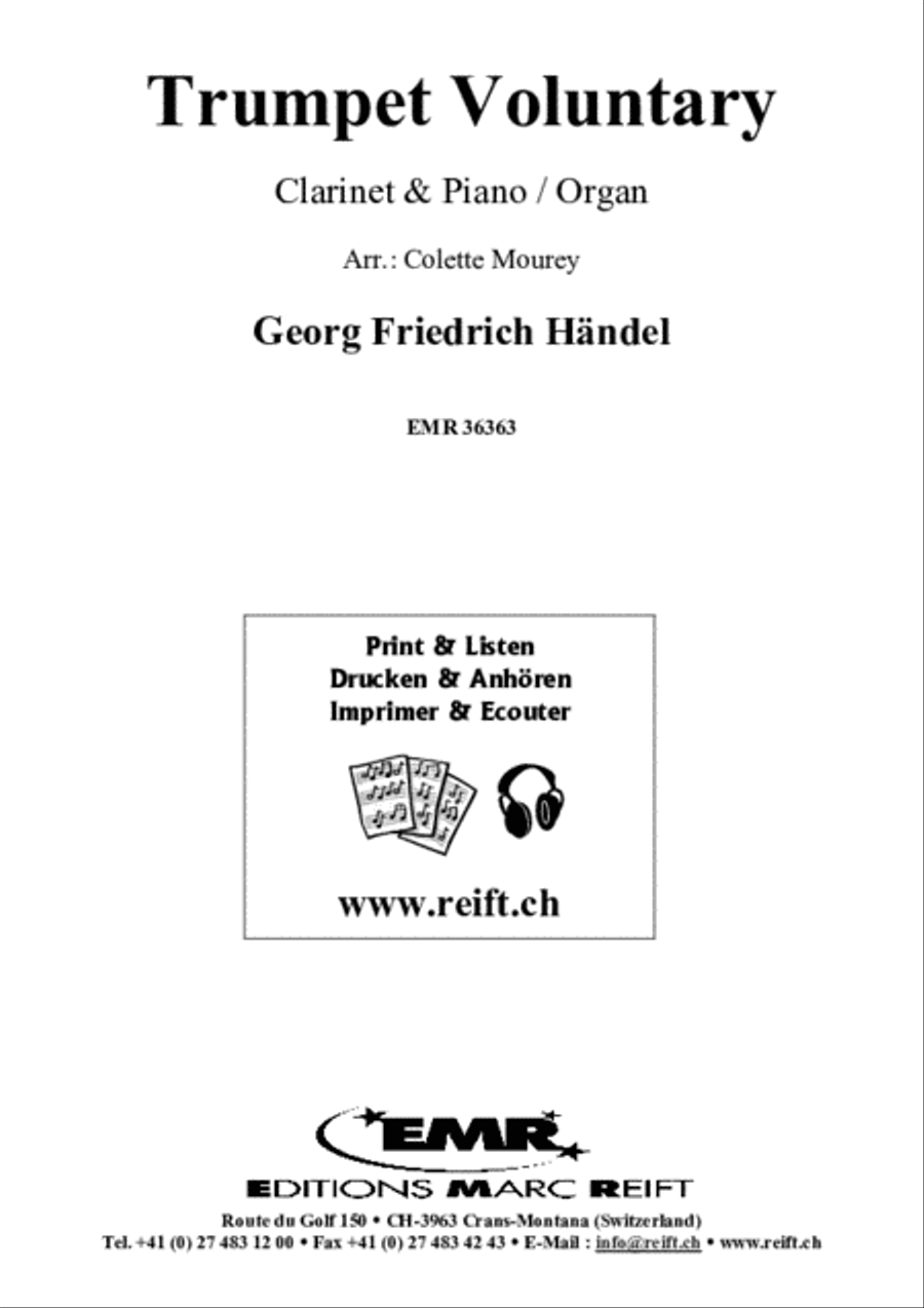 Trumpet Voluntary Trumpet Voluntary Clarinet Solo scores gallery preview page 2