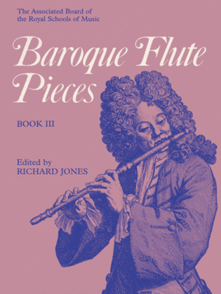 Book cover for Baroque Flute Pieces, Book III