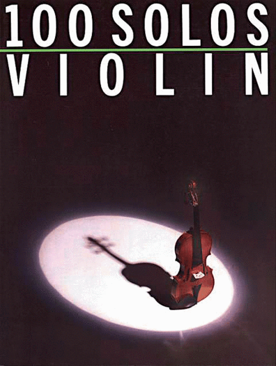 100 Solos Violin Solo scores gallery preview page 1