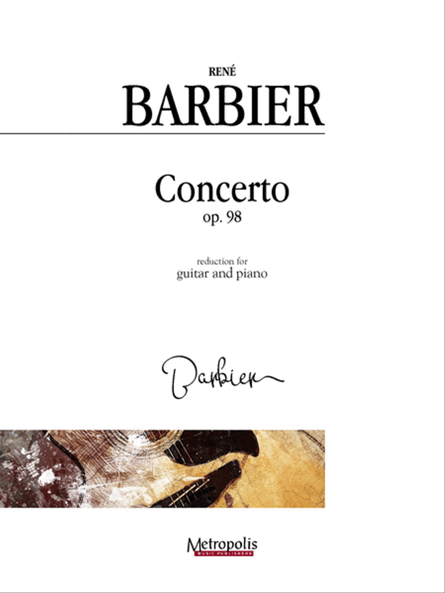 Concerto for Guitar, Op.98 Classical Guitar scores gallery preview page 1