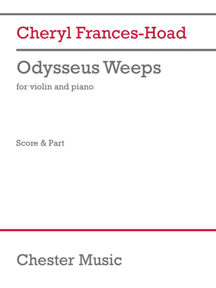 Book cover for Odysseus Weeps (Score and Part)
