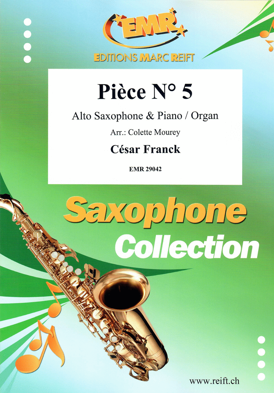 Piece No. 5 Alto Saxophone scores gallery preview page 1