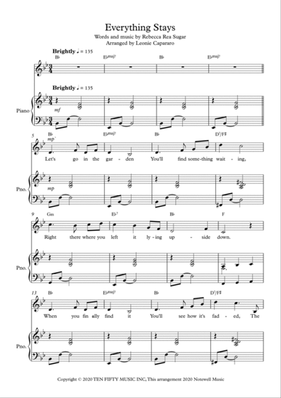 Everything Stays Voice scores gallery preview page 4