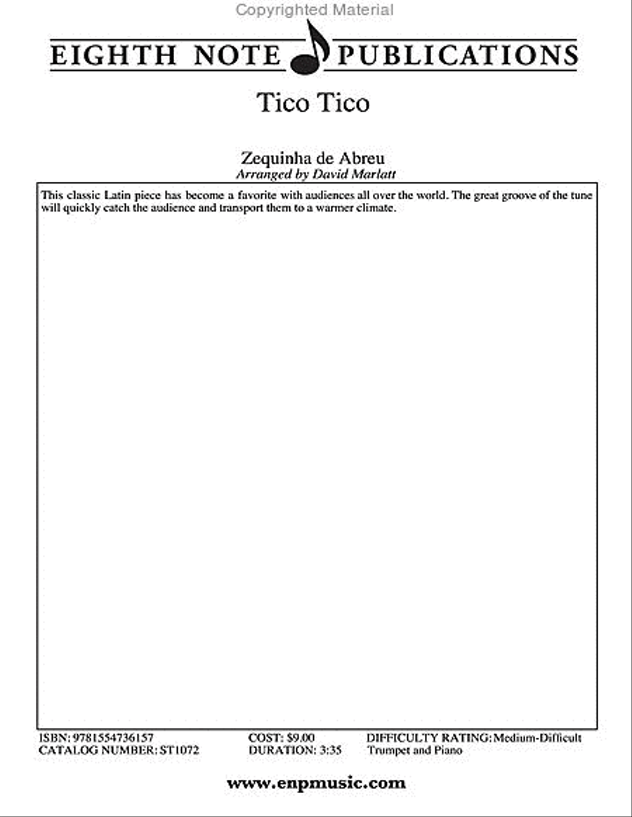 Tico Tico Small Ensemble scores gallery preview page 2