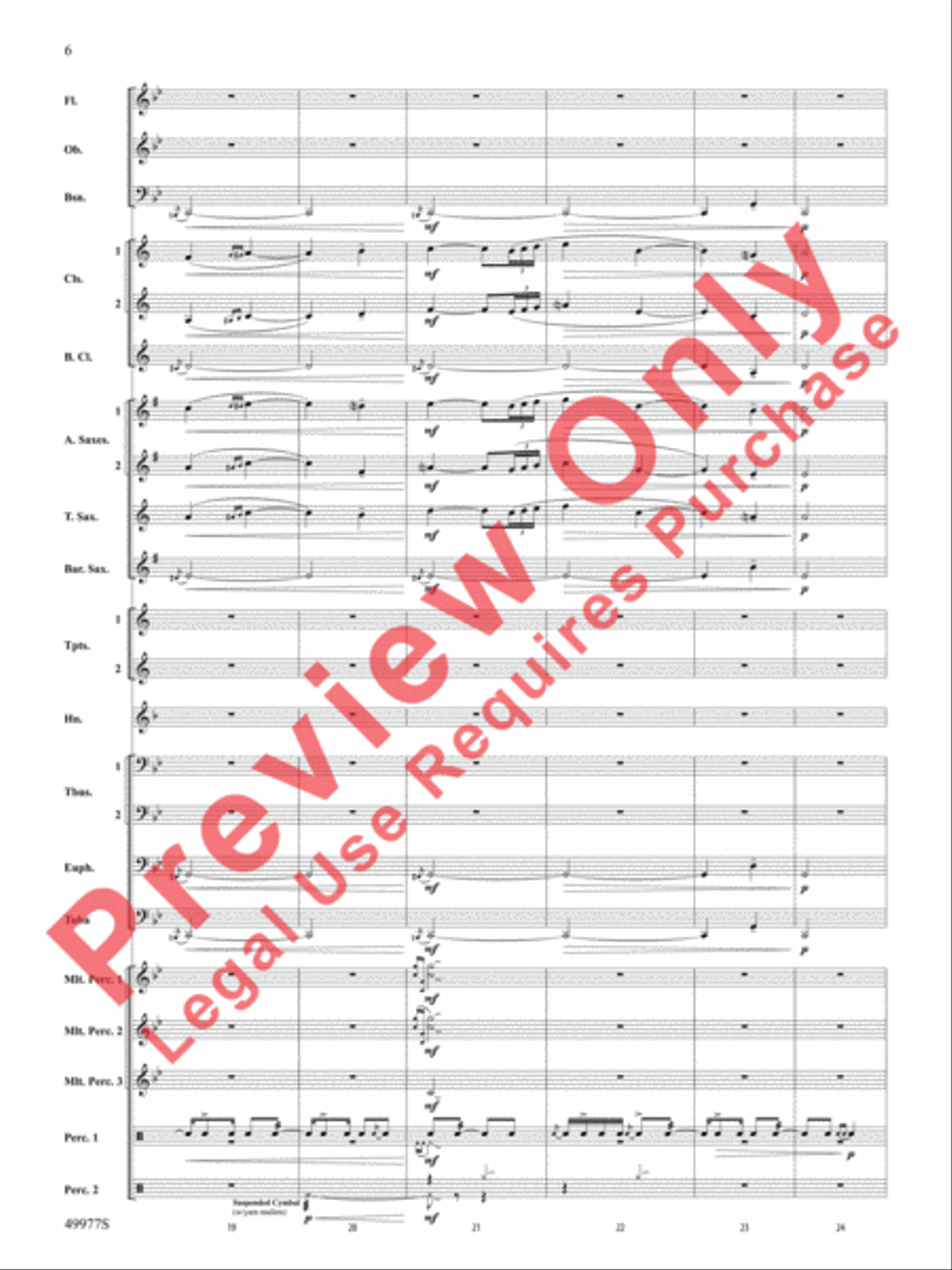 Tha Mi Sgìth Concert Band scores gallery preview page 7