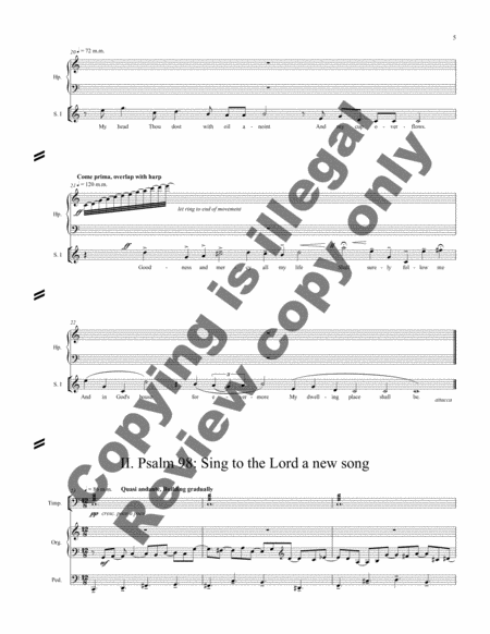 Psalm Cycle III (Full Score)