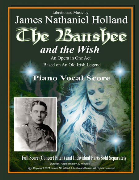 The Banshee and the Wish, An Opera in One Act, Piano Vocal Score image number null