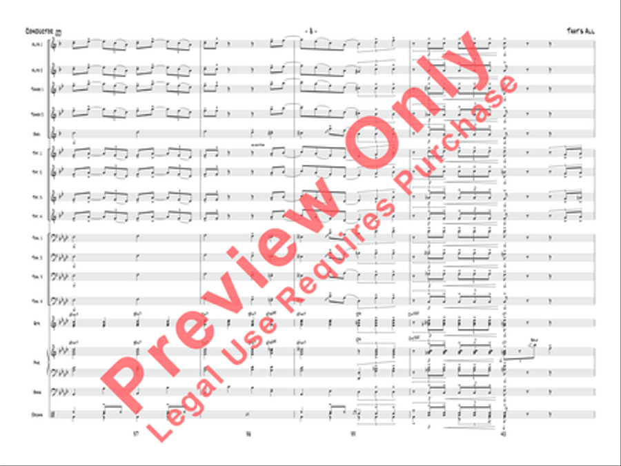 That's All Jazz Ensemble scores gallery preview page 9