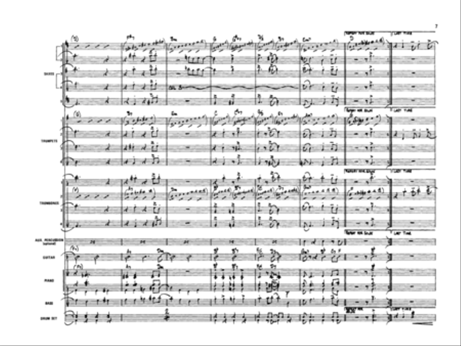 Fire & Brimstone Fire & Brimstone Jazz Ensemble scores gallery preview page 7