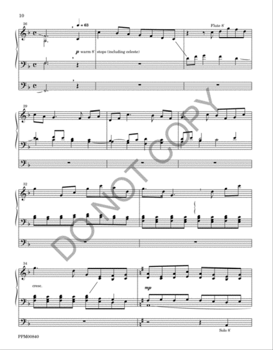 I Sing the Almighty Power of God: Organ Voluntaries on the Hymn Tunes of Ralph Vaughan Williams Volume III Organ scores gallery preview page 13
