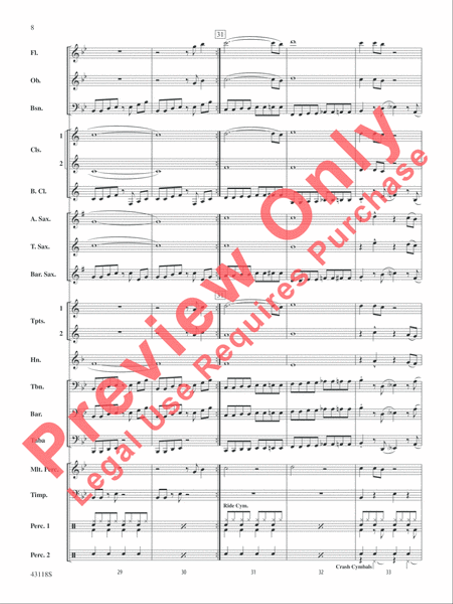 Domino Concert Band scores gallery preview page 9
