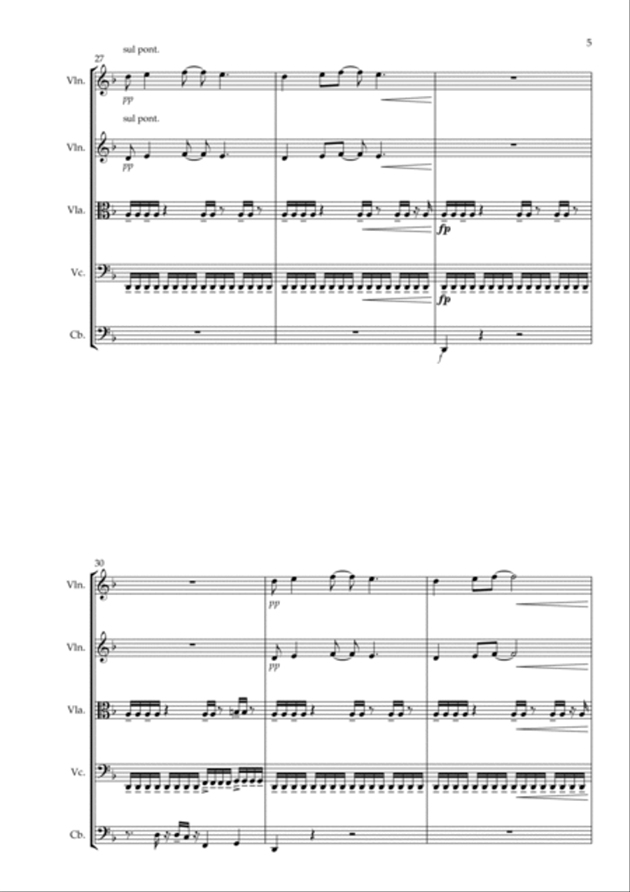 Another Brick In The Wall Cello scores gallery preview page 5