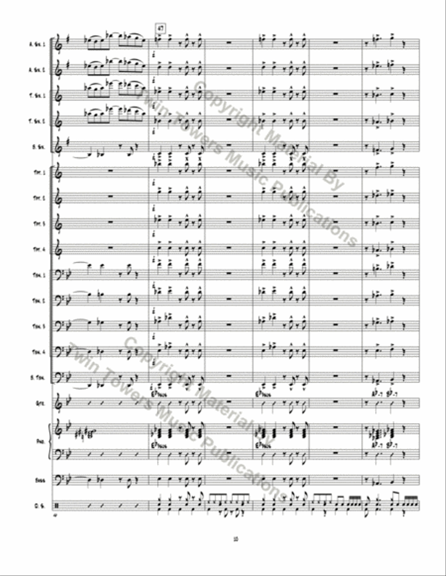 Slipstream Slipstream Jazz Ensemble scores gallery preview page 11
