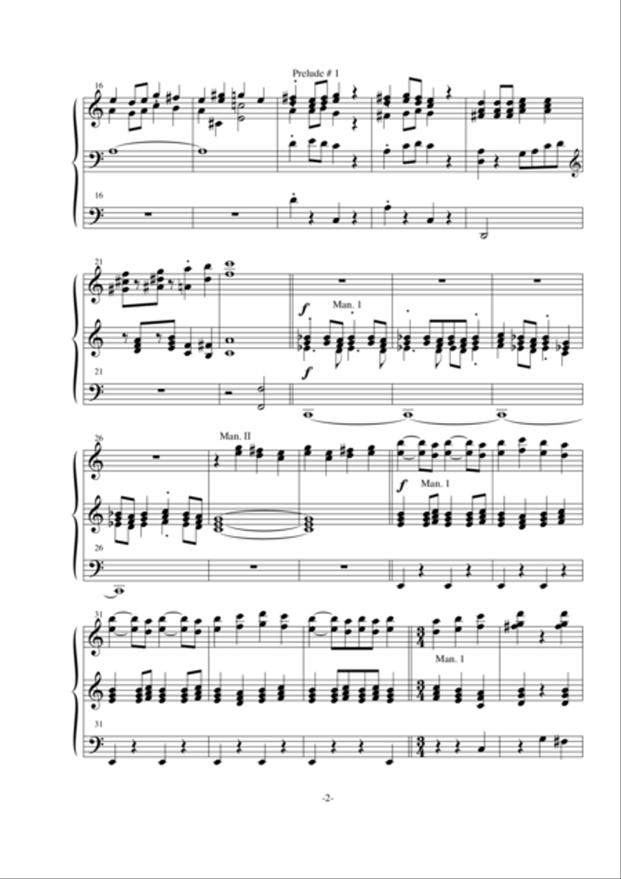 7 Preludes for Organ 7 Preludes for Organ Organ Solo scores gallery preview page 3