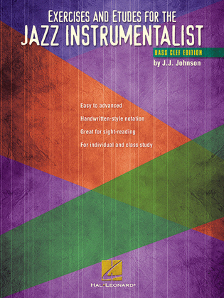 Book cover for Exercises and Etudes For The Jazz Instrumentalist (Trombone / Bass Clef Instruments)