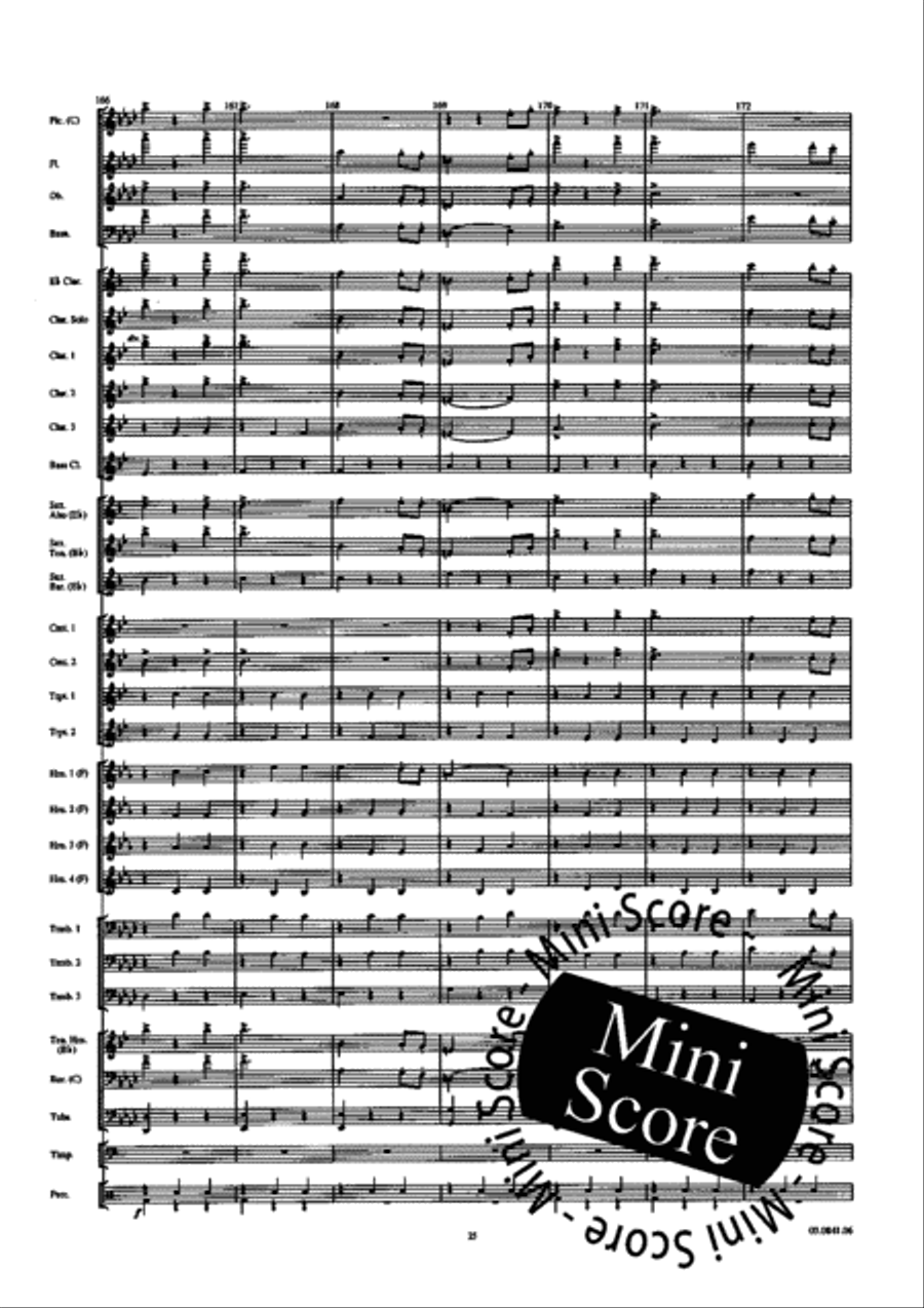 Die Fledermaus Concert Band scores gallery preview page 29