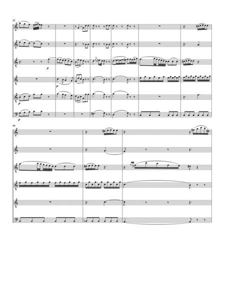 Adagio, K. 617/1 (Arrangement for 6 recorders (SSAATB)
