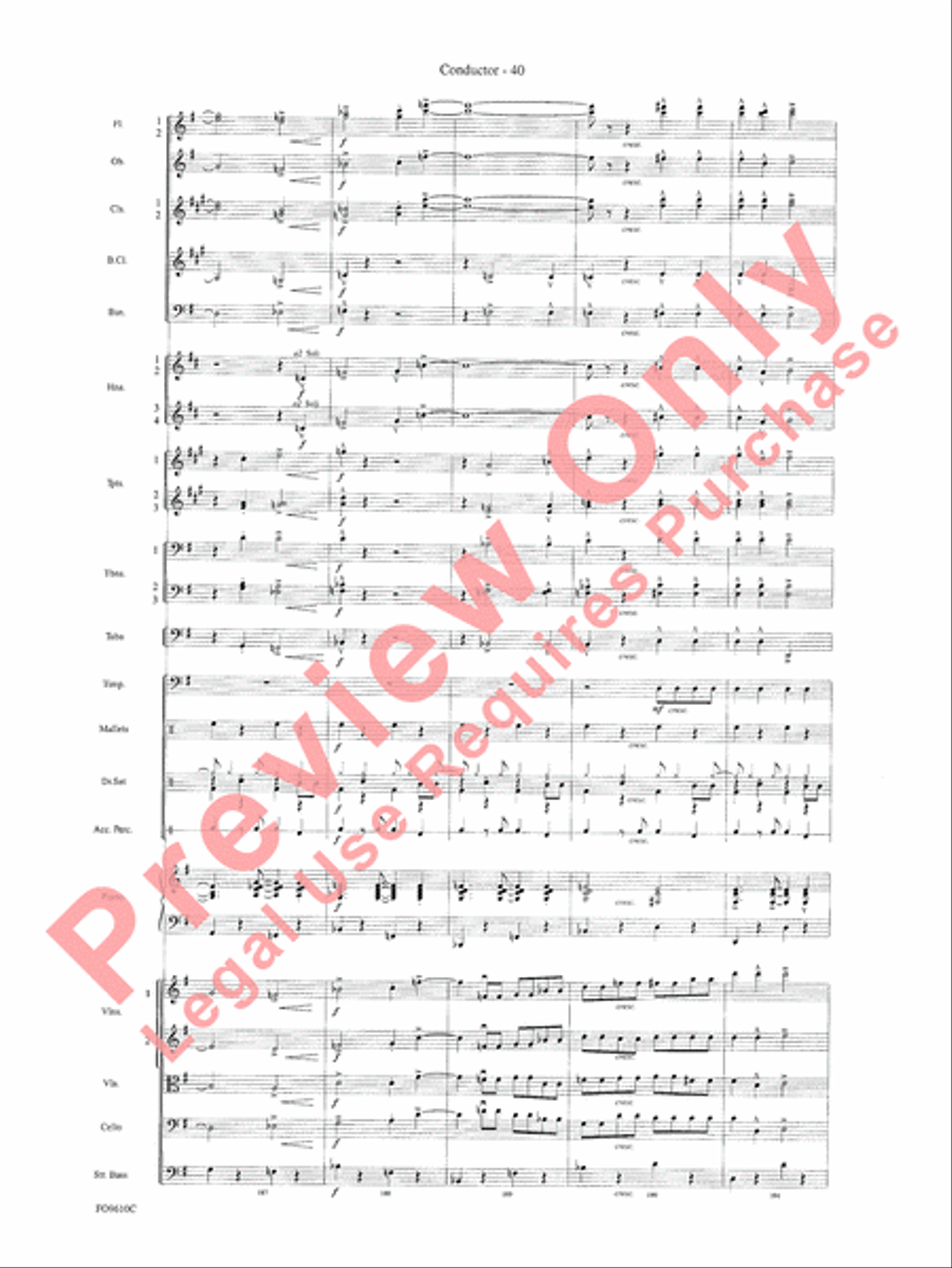 A Salute to the Big Apple Full Orchestra scores gallery preview page 42
