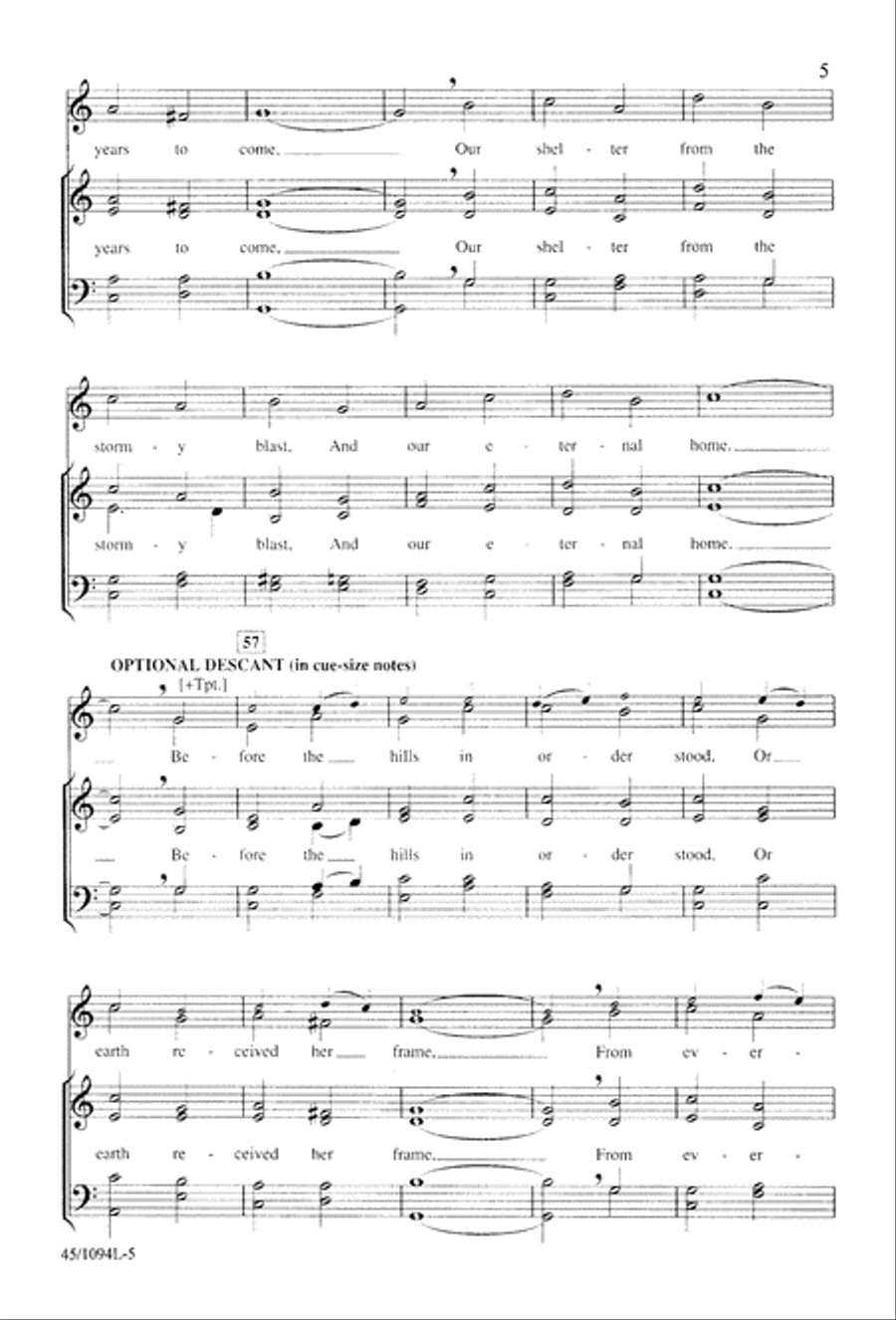 10 Anthems for about 10 Singers Unison Choir scores gallery preview page 6