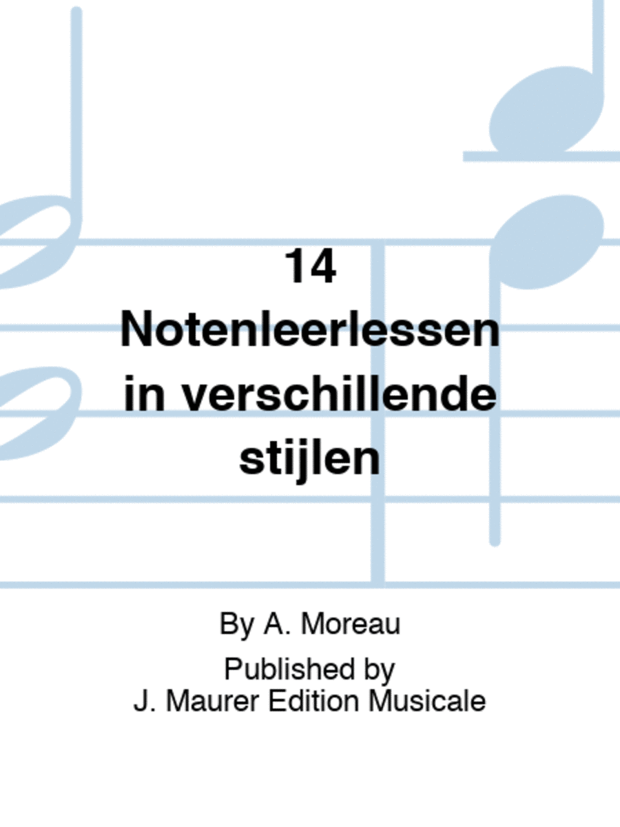 14 Notenleerlessen in verschillende stijlen School and Community scores gallery preview page 1