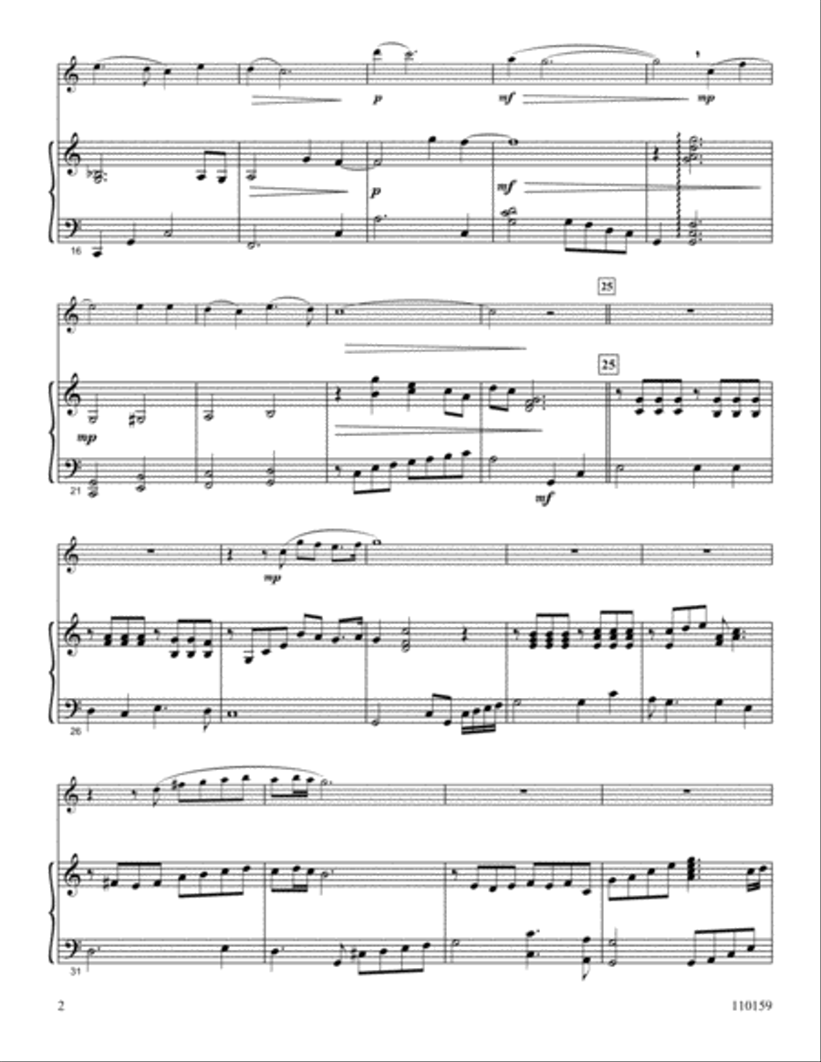 Were You There? Flute Solo scores gallery preview page 2